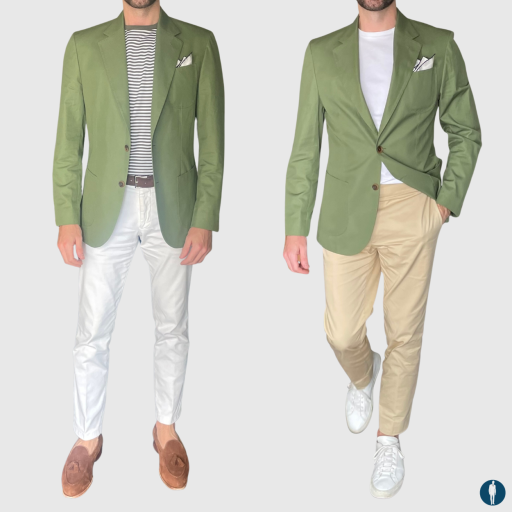 Green cotton jacket