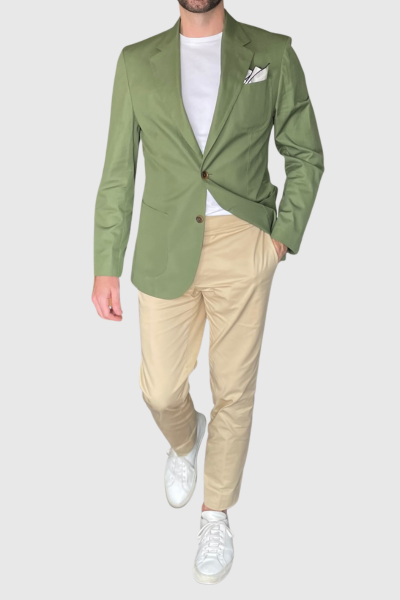 Green cotton jacket